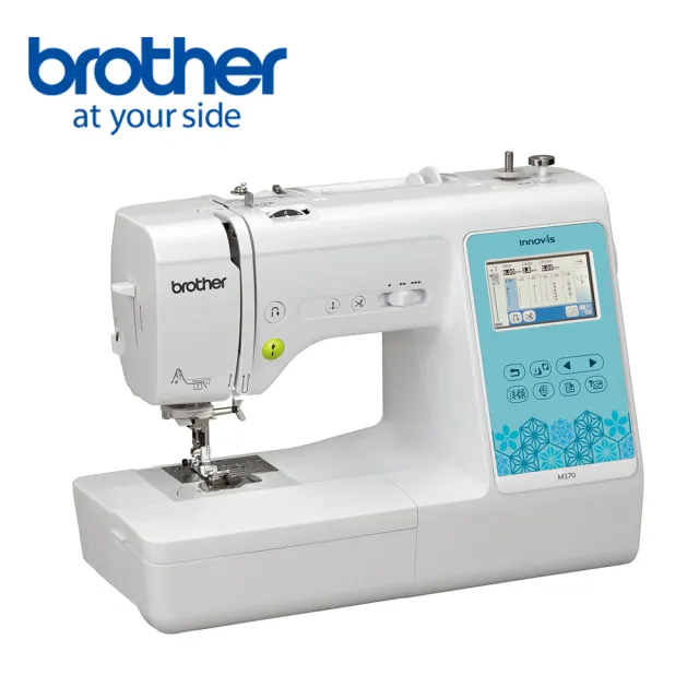 【Brother 兄弟牌】無線奇機智慧型電腦刺繡縫紉機 M-370(支援WIFI/中文繁體字都能繡/自動切線)