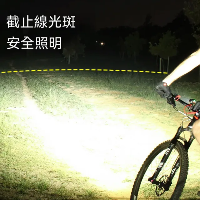 【LUYOO】三色智慧光感自行車燈 帶喇叭 充電腳踏車燈 單車前燈 騎行警示燈/防水/自行車燈/喇叭