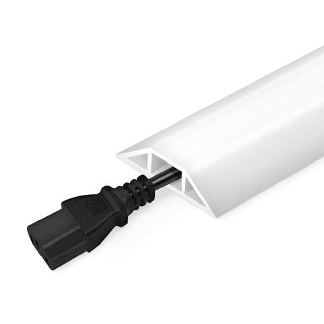 PVC軟膠線槽 地面收線槽 電線收納 電線壓條 配線槽 整線器 藏線條 過線槽 走線槽 電線槽 190+CD40