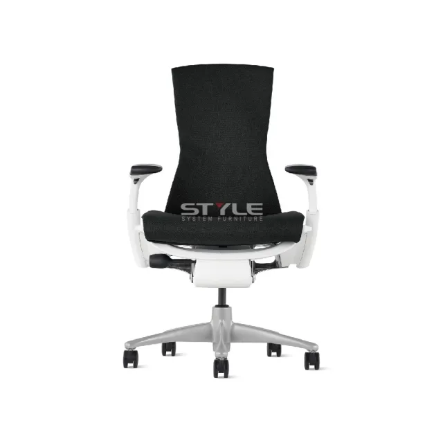 【Herman Miller】Embody 中厚布 - 白框黑布｜世代家具｜原廠授權代理商(人體工學椅/電腦椅)