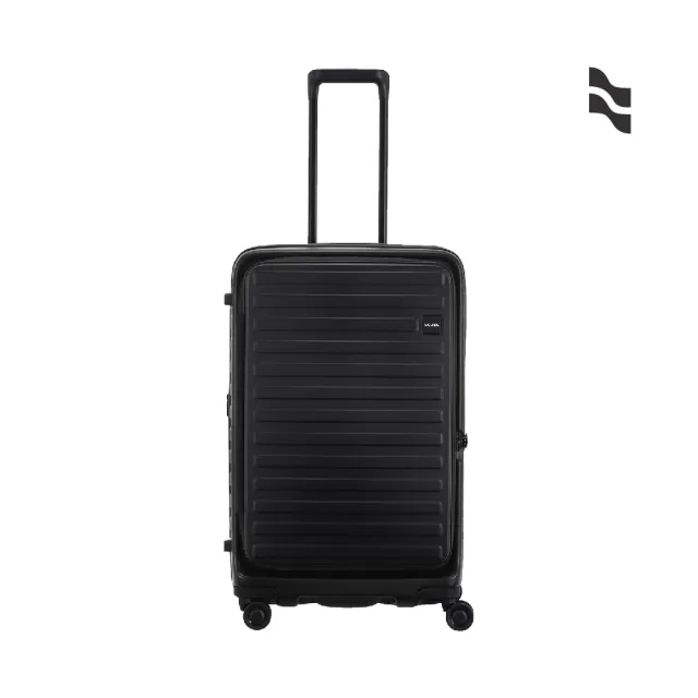 【LOJEL】CUBO FIT 28吋 前開式擴充拉鍊拉桿箱(行李箱 旅行箱 胖胖箱)