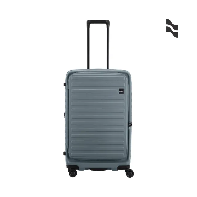 【LOJEL】CUBO FIT 28吋 前開式擴充拉鍊拉桿箱(行李箱 旅行箱 胖胖箱)