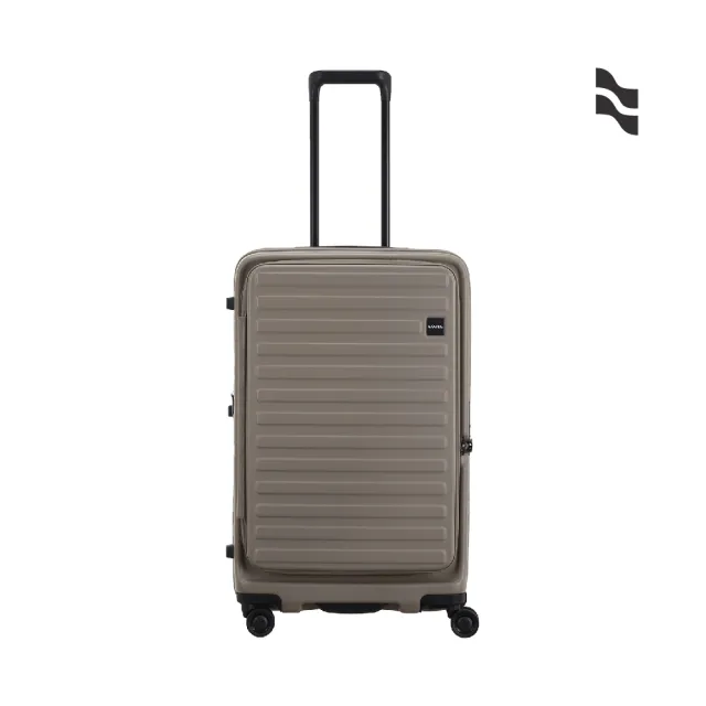 【LOJEL】CUBO FIT 28吋 前開式擴充拉鍊拉桿箱(行李箱 旅行箱 胖胖箱)