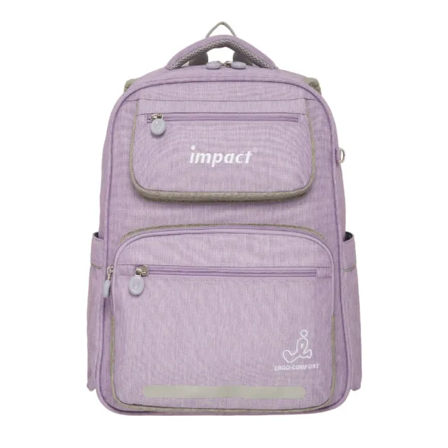 【IMPACT 怡寶】未來星球輕量／輕量成長型護脊書包｜momo限定｜120cm以上(國小 小學 兒童 學生)