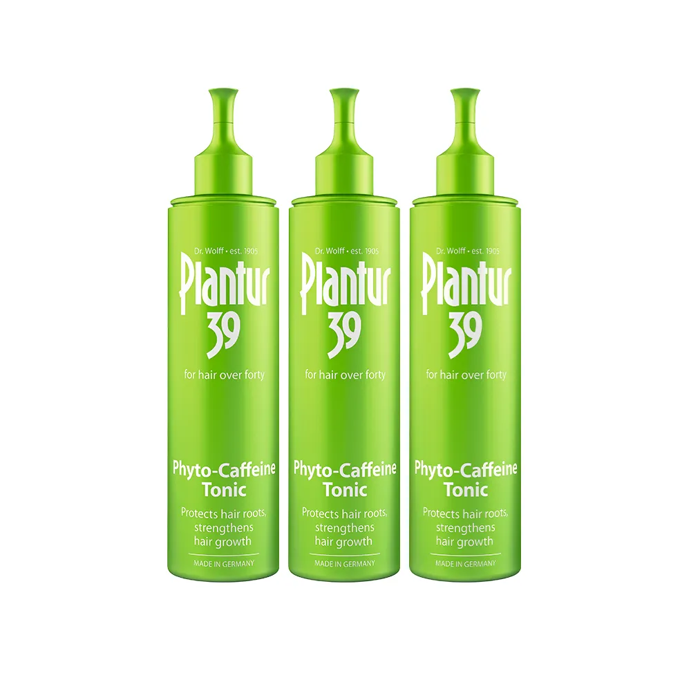 【Plantur 39】植物與咖啡因頭髮液 200mlx3(頭皮保養精華、免沖洗好吸收)