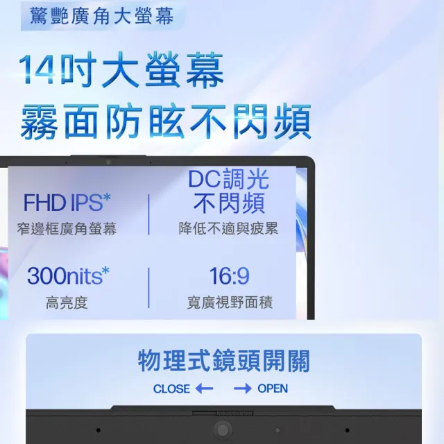 【HP 惠普】14吋R7-7730U高效筆電(R7-7730U/16G/512G SSD/Win11/銀)