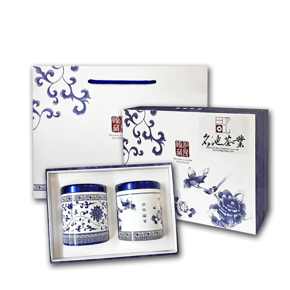 【名池茶業】福壽梨山極品手採烏龍茶葉禮盒-私房臻藏款75gx2罐