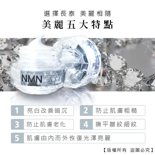 【Dr.future 長泰】NMN素顏無齡VIP鑽石霜單入組(30ml/瓶)
