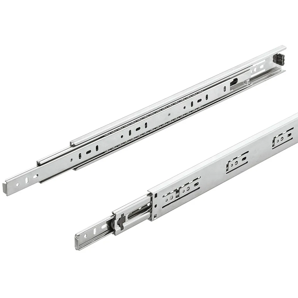 【HAFELE 海福樂】內三節鋼珠緩衝滑軌60cm(附螺絲及Qrcode安裝影片)