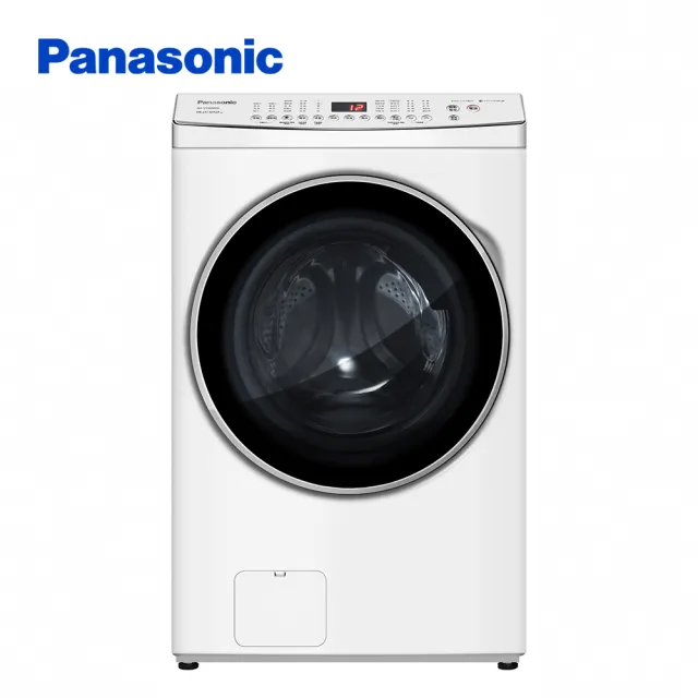 【Panasonic 國際牌】家電快配★15公斤IOT智慧聯網洗脫烘滾筒洗衣機-晶鑽白(NA-V150MDH-W)