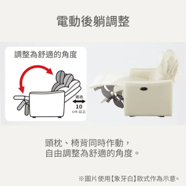 【NITORI 宜得利家居】◎耐磨耐刮 防潑水貓抓布 2人用電動沙發 電動可躺式沙發 UM01 N-S布 AQ-LGY(0)