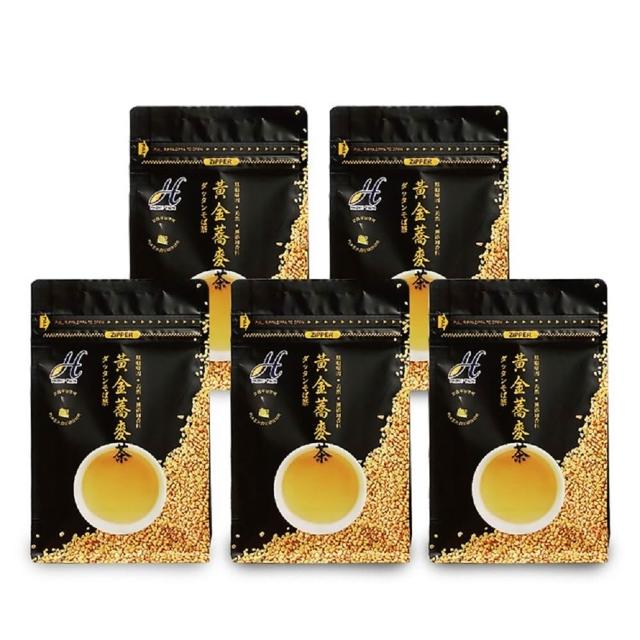 【High Tea 伂橙】黃金蕎麥茶6gx15入x5袋(100%台灣韃靼種黃金蕎麥)