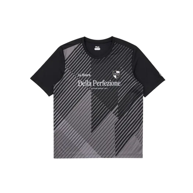 【FILA】男短袖圓領T恤-黑色 1TEA-5000-BK