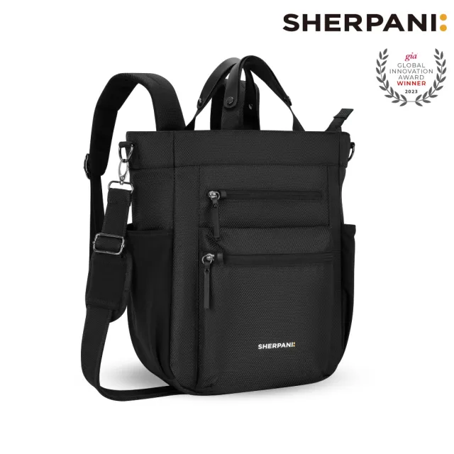 【Sherpani】雙11 RFID 防盜多功能托特包 26I Soleil AT 18L｜黑色 (RFID屏蔽 15吋筆電適用)