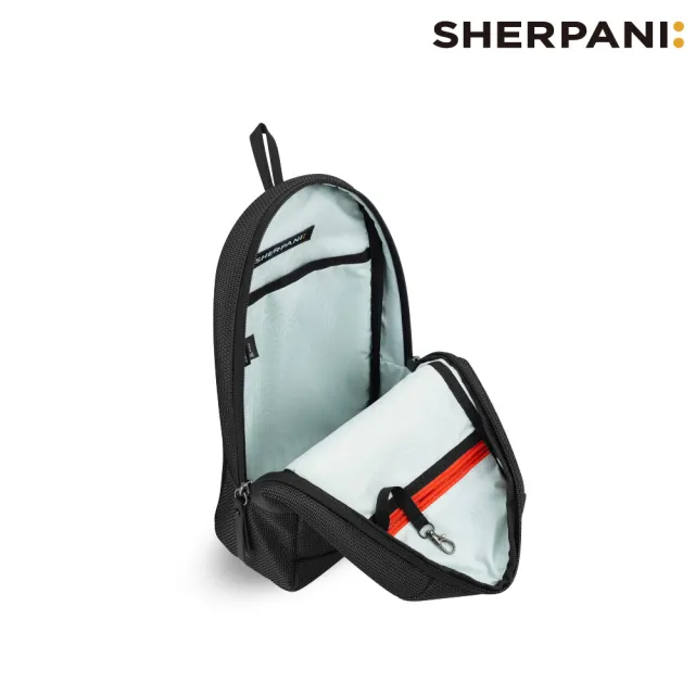 【Sherpani】雙11 RFID 防盜多功能斜背包 26I Metro AT 5L｜黑色 (RFID屏蔽 斜肩包)