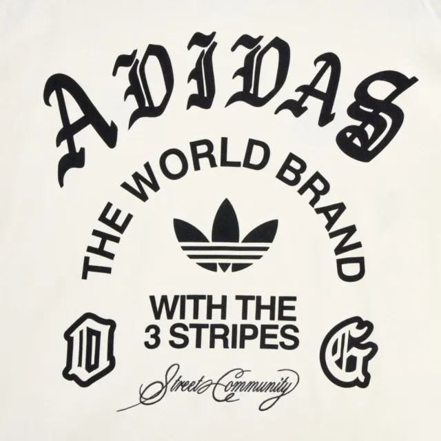【adidas 愛迪達】Og Tee 男 T恤 運動上衣 休閒短袖 純棉 印花 白(LD3868)