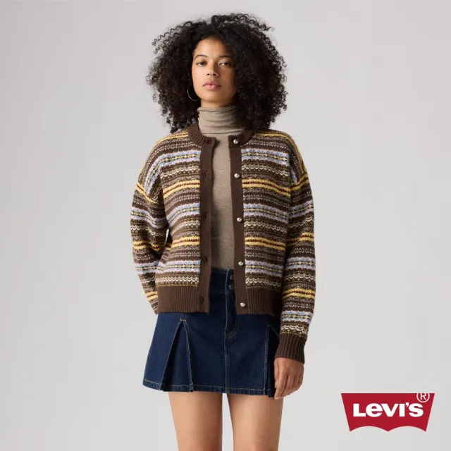 【LEVIS】針織開襟外套 / 羊毛混紡 女生上衣 人氣新品 007VG-0003