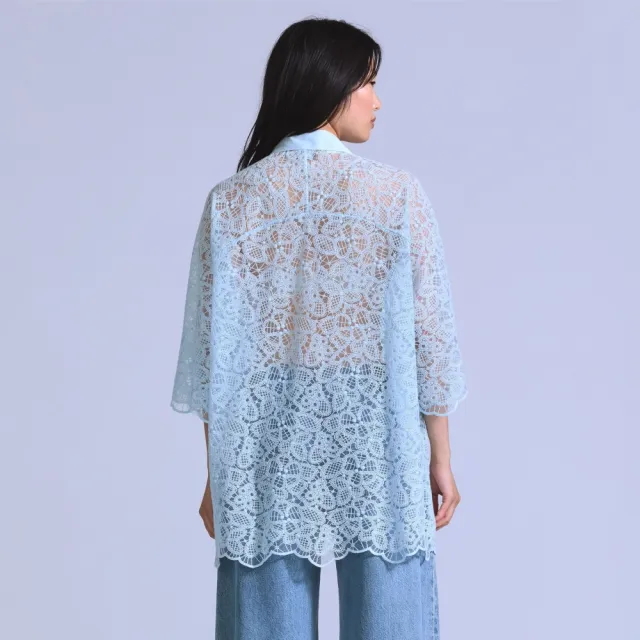 【LEVIS】BLUETAB™ 蕾絲編織上衣 女生上衣 人氣新品 006UI-0000