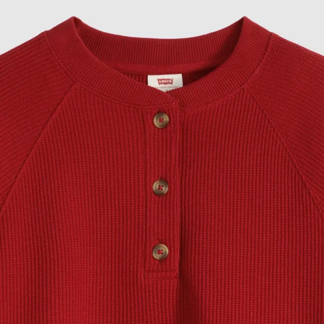 【LEVIS】Lassen 亨利領上衣 女生上衣 熱賣單品 003QS-0023