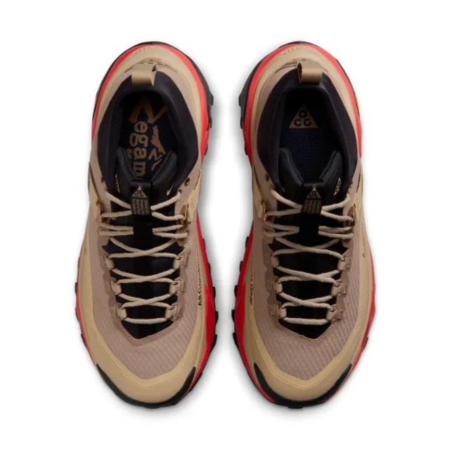 【NIKE 耐吉】運動鞋 跑步鞋 男鞋 NIKE ACG ZEGAMA HIKE ACG 高筒 登山鞋 抓地力 卡其 (IO7854200)