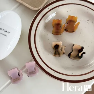 【HERA 赫拉】韓國可愛貓咪迷你邊夾十入組 H115080702(貓咪 邊夾 十入組)