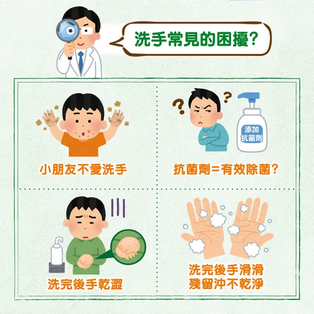 【橘子工坊】超值洗手慕斯4件組(350ml+350mlX3補瓶)