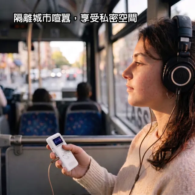 【DW 達微科技】尊爵版 靜謐音符 插卡式MP3隨身聽播放器(加64G記憶卡)(附6大好禮)