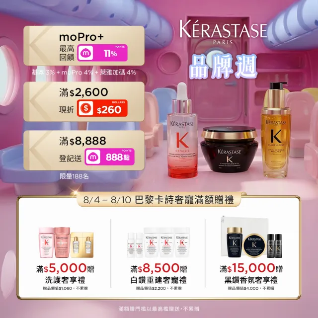 【KERASTASE 巴黎卡詩】黑鑽極萃逆時髮膜200ml(卡詩髮膜/護髮/修護)