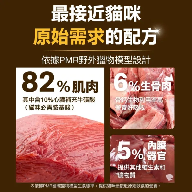 【怪獸部落】98%鮮肉主食糧1.8kg(貓主食 貓飼料 貓糧 全齡貓)
