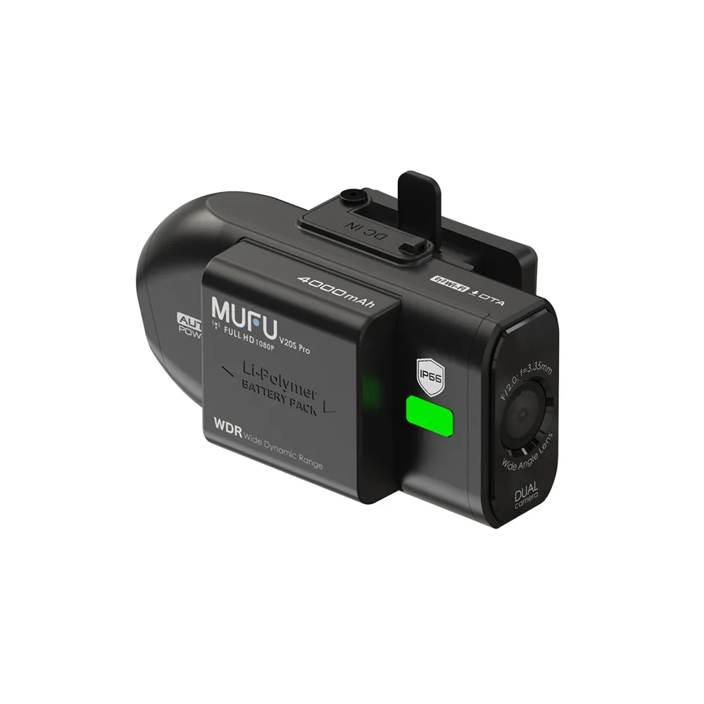 【MUFU】雙鏡頭機車行車記錄器 V20S Pro 二頭機｜贈64GB記憶卡