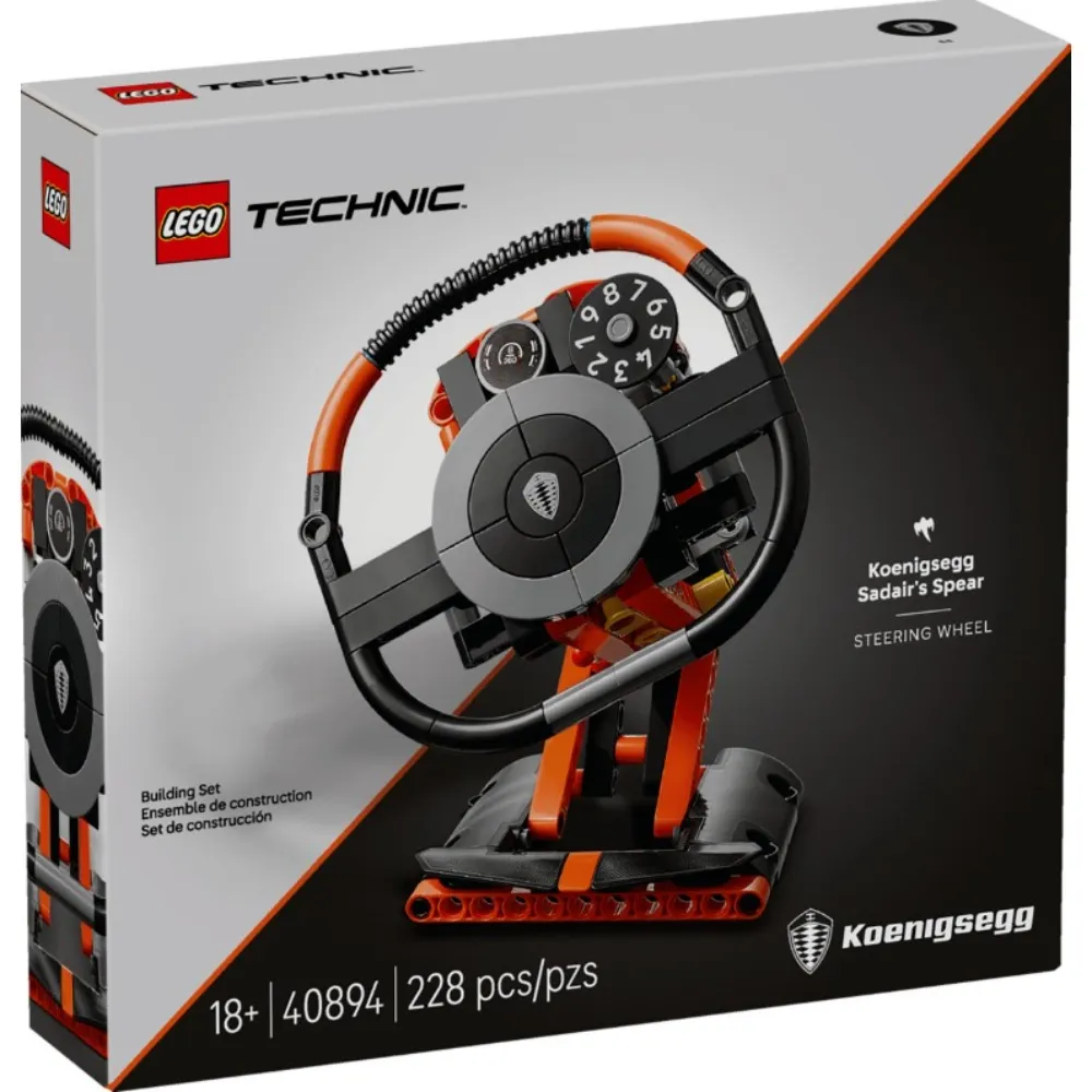 【LEGO 樂高】#40894 Technic 巔峰超跑方向盤