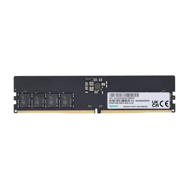 2入組【Apacer 宇瞻】DDR5 5600 16GB 桌上型記憶體(PC RAM DDR5 16Gx2 _32G)