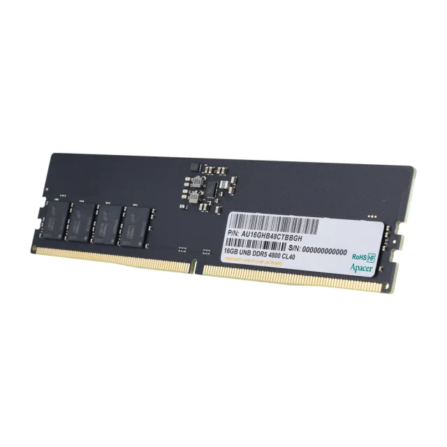2入組【Apacer 宇瞻】DDR5 5600 16GB 桌上型記憶體(PC RAM DDR5 16Gx2 _32G)