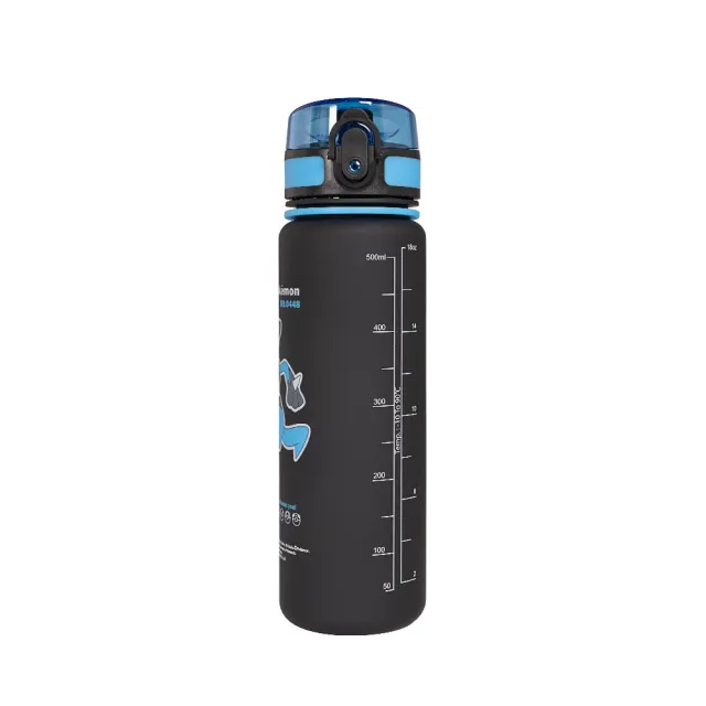 【IMPACT 怡寶】寶可夢路卡利歐Tritan水壺/水杯/水瓶(500ML) 附提繩-黑藍 IMPKMB08RB