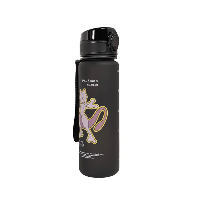 【IMPACT 怡寶】寶可夢超夢Tritan水壺/水杯/水瓶(500ML) 附提繩-黑色 IMPKMB09BK