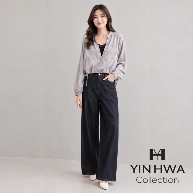 【YIN HWA 盈樺】C`EST MOIJEU 簡約率性無領造型襯衫