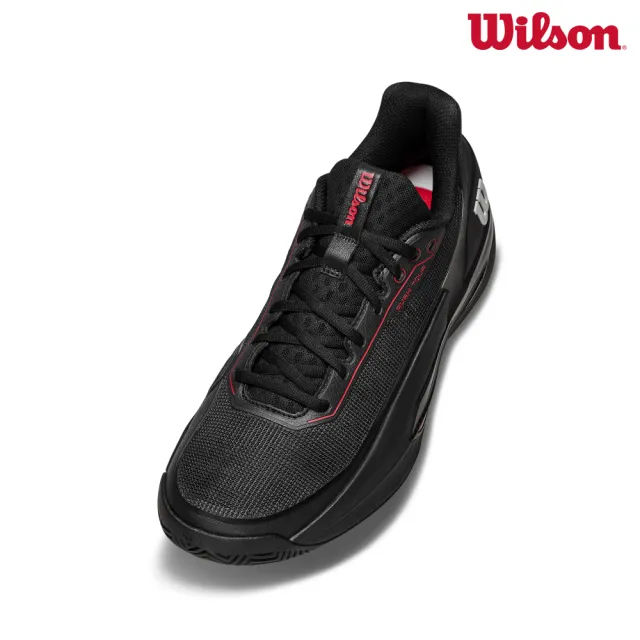 【WILSON】RUSH TOUR 5 CTC 男款 網球鞋 運動鞋 抓地力 黑色 WRS00963002
