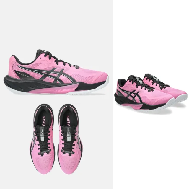 【asics 亞瑟士】SKY ELITE FF 4 男款 排球鞋 1051A098-700 泡泡糖粉 槍灰 室內球場鞋 緩衝 避震 PINK PUNK