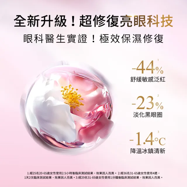 【DARPHIN 朵法】終結乾敏泡泡眼組(全效舒緩眼霜15ml/情人節送禮推薦)
