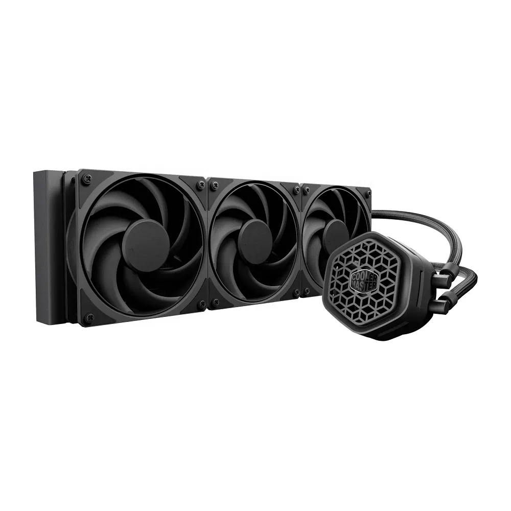 【Cooler Master 酷碼】Cooler Master MasterLiquid Atmos II Stealth 360 黑化版 水冷散熱器