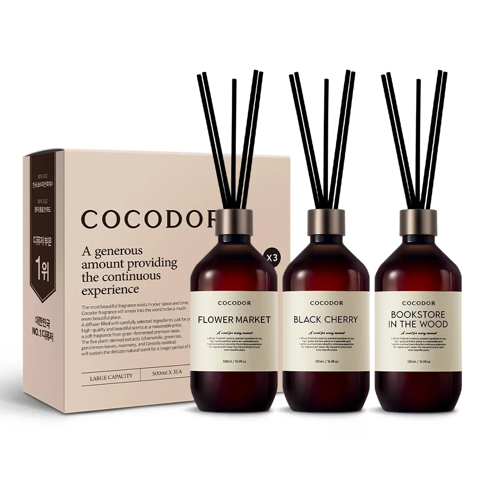 【COCODOR】大容量 Premium格調系列 擴香3入禮盒組(500mlx3/香氛/官方直營/送禮/)