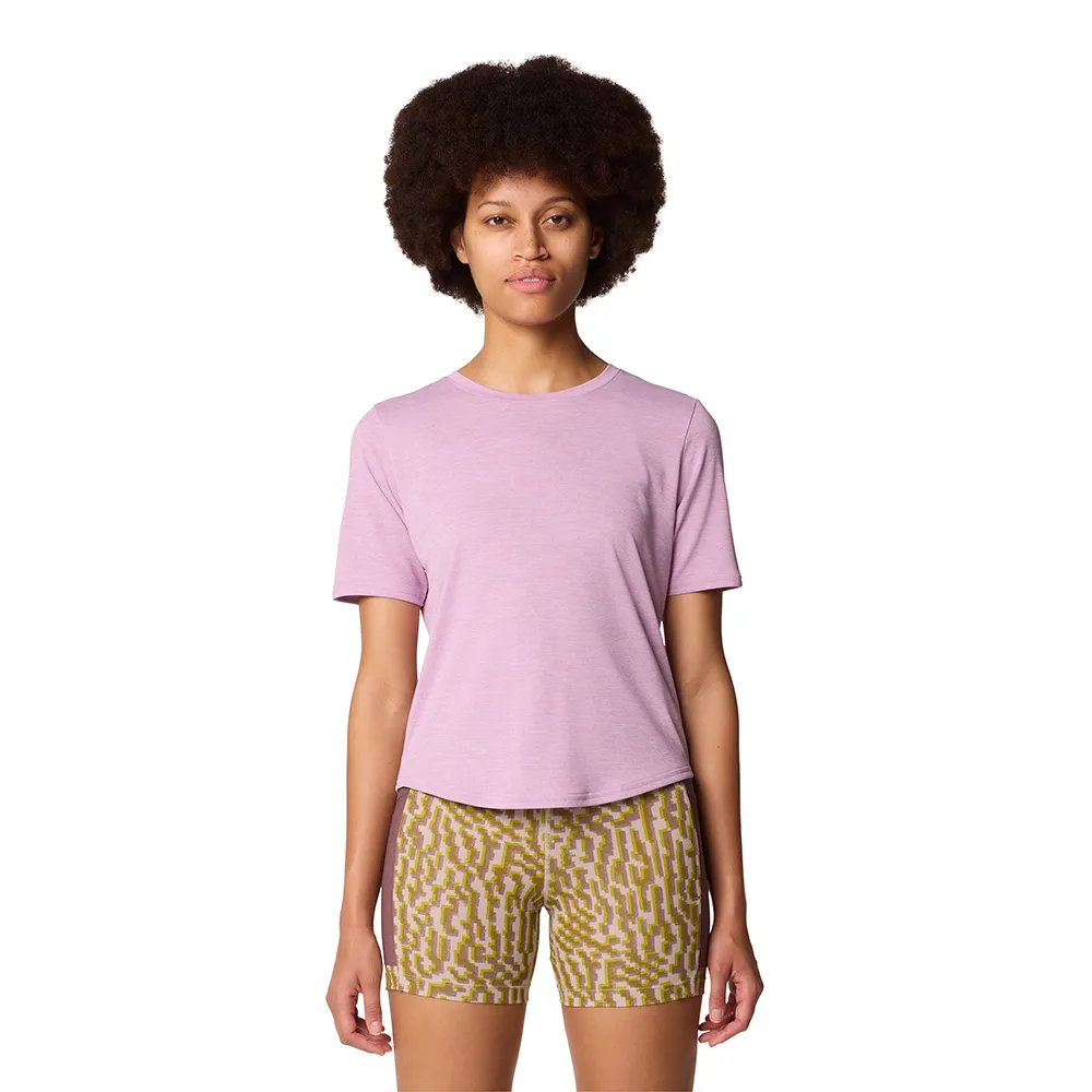 【Mountain Hardwear】Sunblocker Short Sleeve W 防曬短版短袖排汗衣 女款 紫藤 #2067781