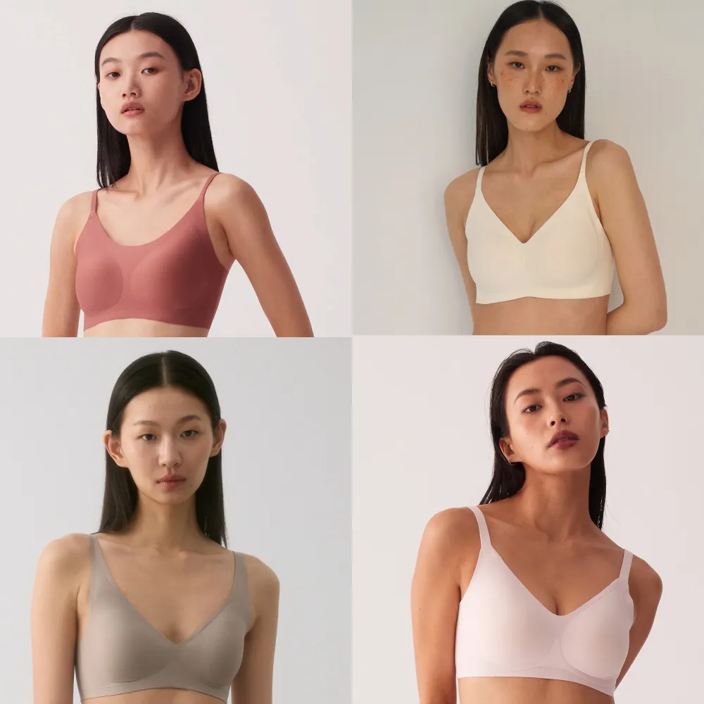 【24HRS】5件組- HOT熱門無感失憶內衣組(女內著 女內衣 無鋼圈 內衣 熱門)