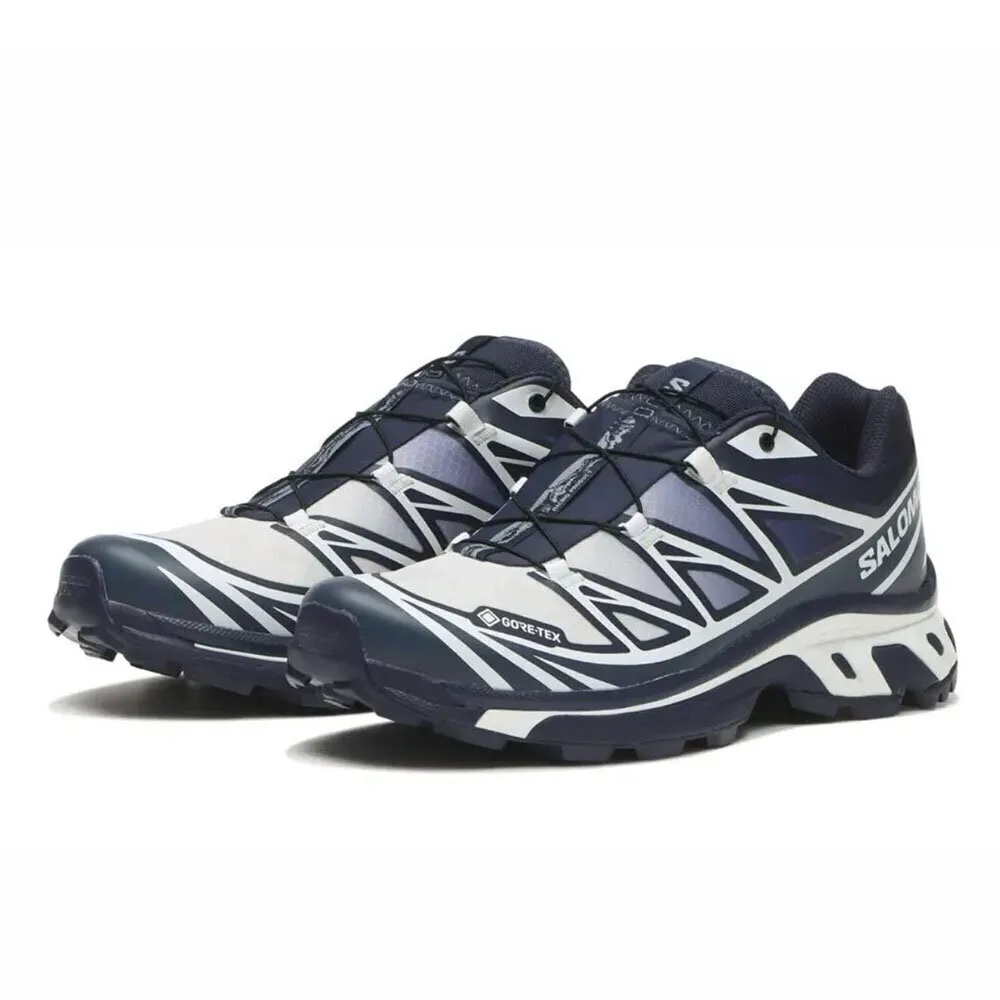 【salomon】XT-6 GORE-TEX 日本限定 防潑水款 海浪藍白 漸層 機能 男鞋 L45440300