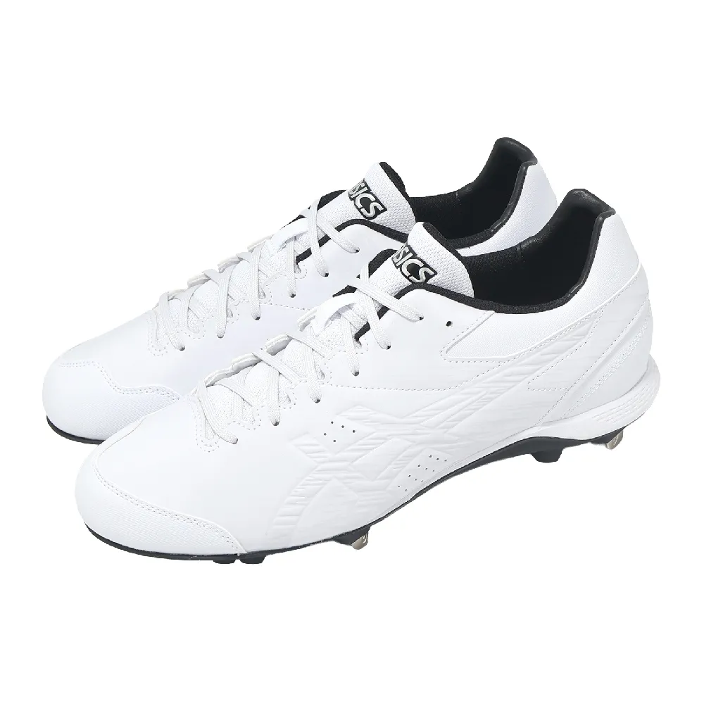 【asics 亞瑟士】棒球鞋 Neorevive 4 WHT 2E 寬楦 男鞋 白 釘鞋 壘球鞋 亞瑟士(1123A039110)