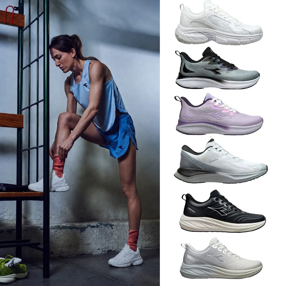 【DIADORA】女鞋 男鞋 運動鞋 跑步鞋 輕量慢跑鞋 健走鞋(網路獨家款)