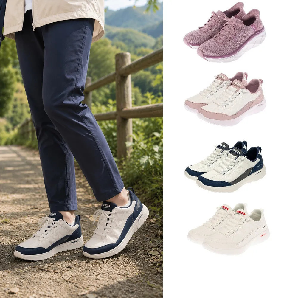 【SKECHERS】女款 輕量休閒運動鞋 輕柔包覆 避震緩衝 (多款)