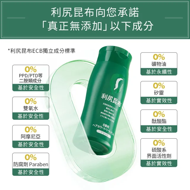 【Sastty】利尻昆布白髮用修復染髮劑200gx2入(3色任選/植萃遮白/染護2合1)