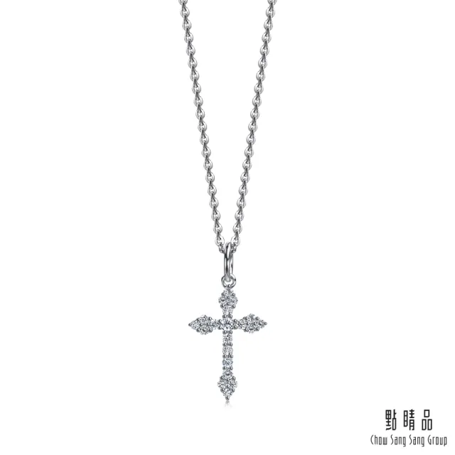 【點睛品】信仰之光 18K金鑽石吊墜
