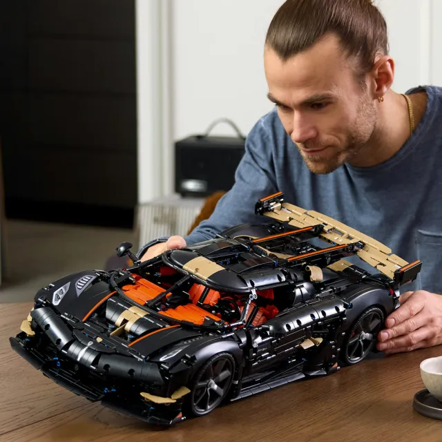 【LEGO 樂高】科技系列 42232 Koenigsegg Sadair’s Spear 巔峰超跑(科尼賽克 跑車模型 禮物 玩具)